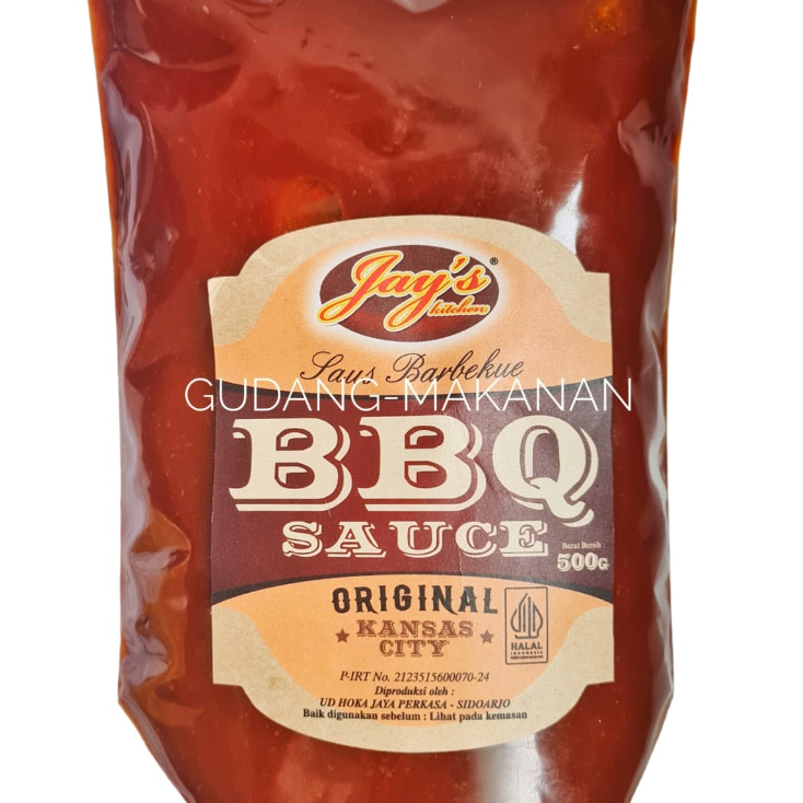 Jay's Kitchen Barbeque Sauce Original / Saus Panggang BBQ 500gr
