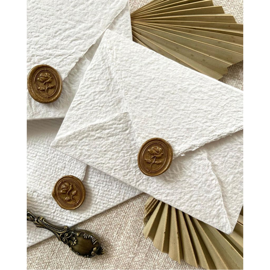 

(KSC) Ayana (Bronze) - 1 Pcs seal wax coin sticker siap pakai ready stock (Include double tape) / souvenir pernikahan / accesories / calligraphy / journaling / undangan / hampers