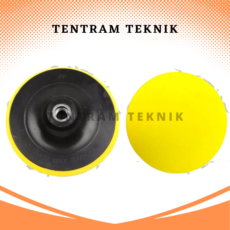 Pad Grinda Halus / Pad Gerinda Halus Bulat / Tatakan Amplas Velcro Gerinda Tangan / Pad Gerinda Halu