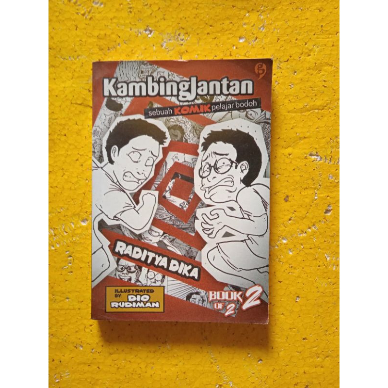 [Gagasmedia] Buku Komik : Komik Kambing Jantan (Book 2) - Raditya Dika & Dio Rudiman - Bekas - Origi