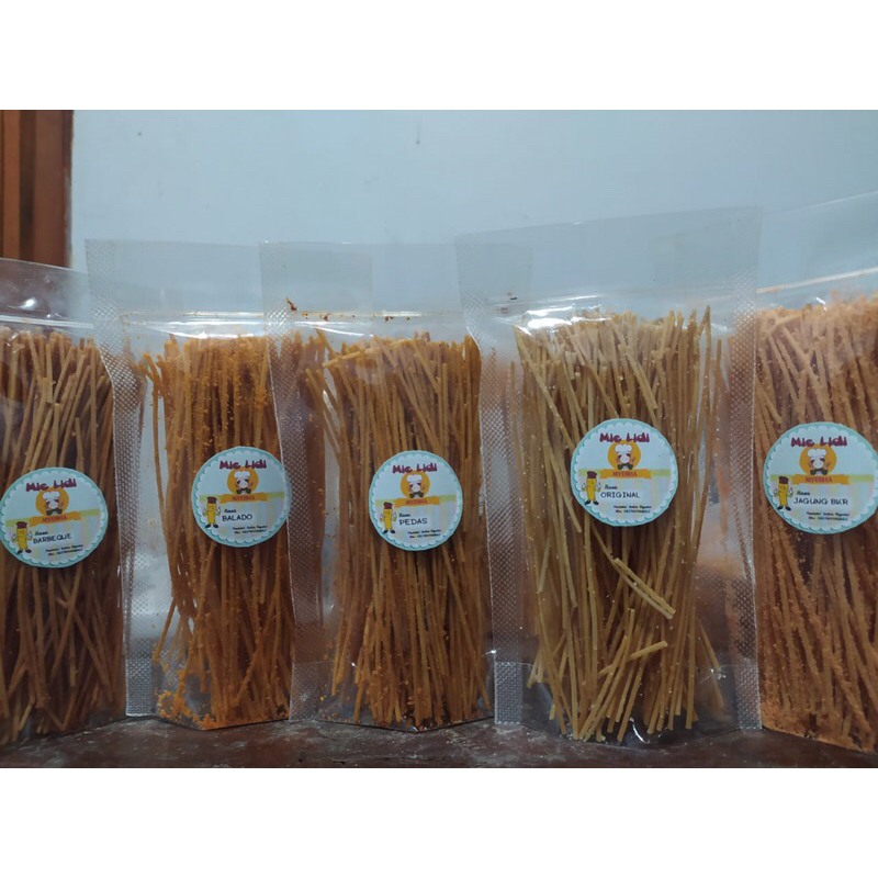 

mie lidi 60gr kemasan pouch