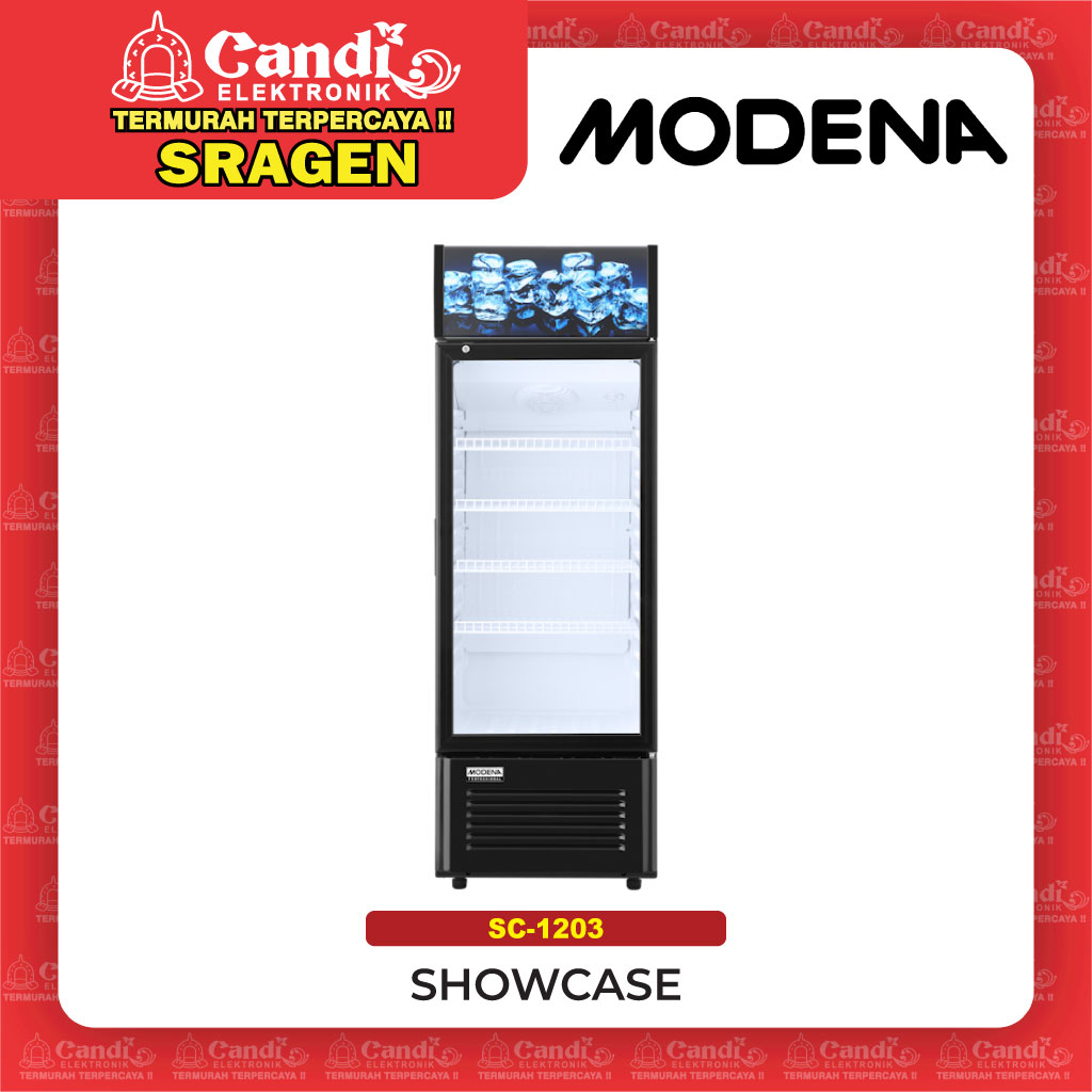 MODENA Showcase 4 Rak kapasitas 200 Liter - SC-1203