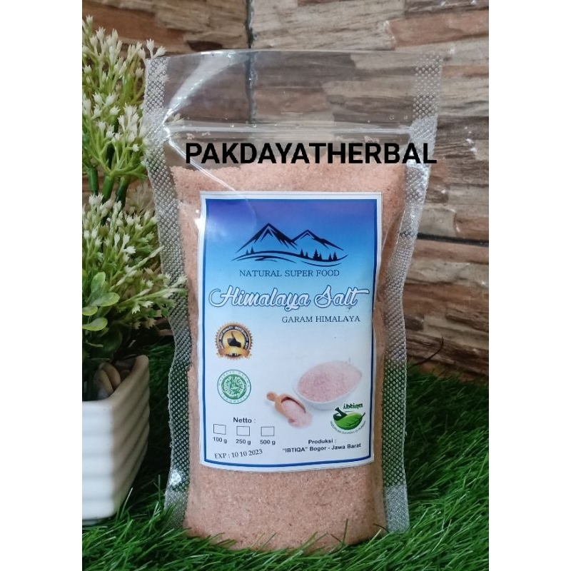 

GARAM HIMALAYA 250GR IBTIQO - HIMALAYAN PINK SALT PREMIUM IBTIQO