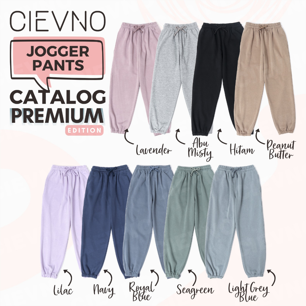 07. CELANA JOGGER PANJANG PREMIUM SIZE S - XXL (PRIA &amp; WANITA)