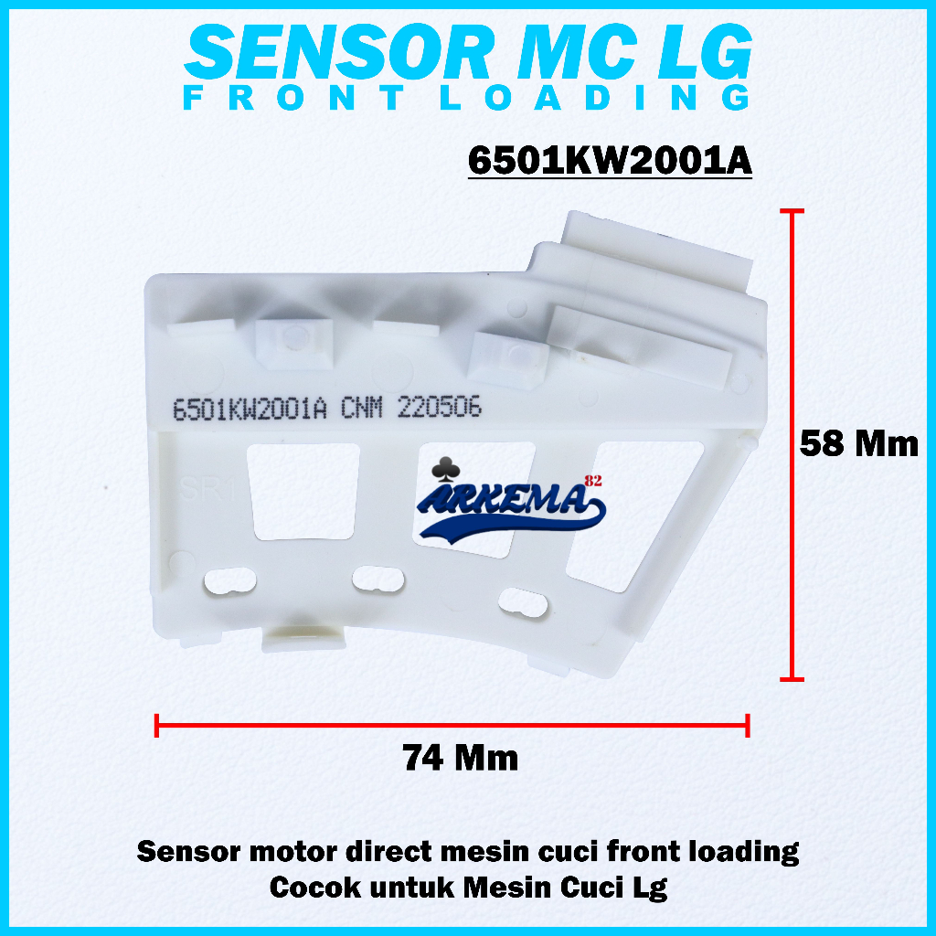SENSOR MOTOR DIRECT MESIN CUCI LG FRONT LOADING ORI 6501KW2001A
