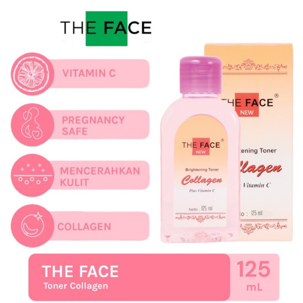 The Face Brightening Toner Collagen Plus Vitamin C 125 ml