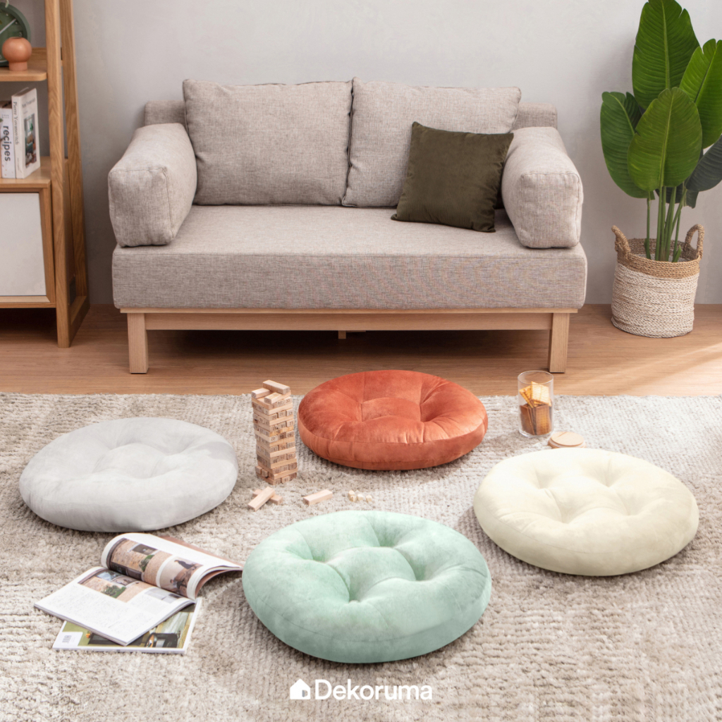 Dekoruma KIARA Bantal Duduk Lantai Bulat 50x50x15cm