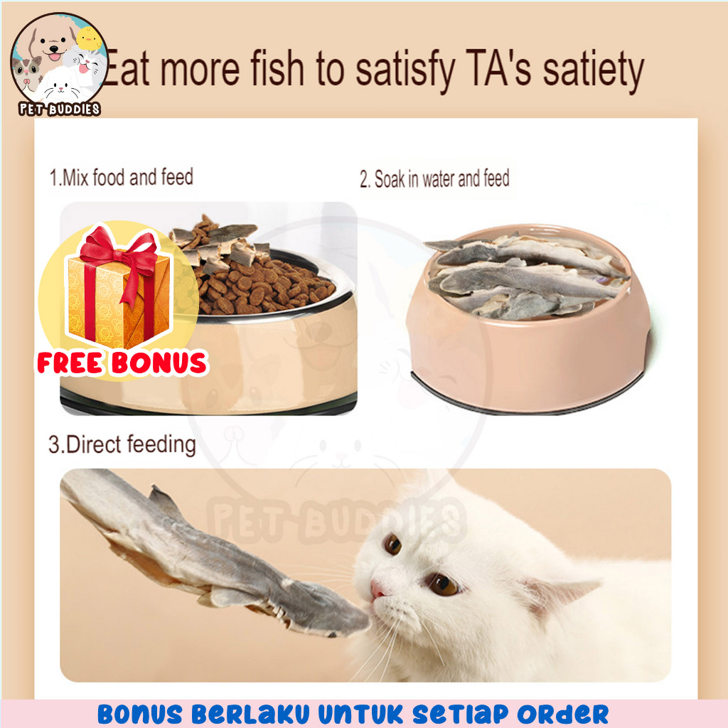 [FREE BONUS]Baby Shark Chewing Snack Makanan Kucing/Anjing Multivitamin