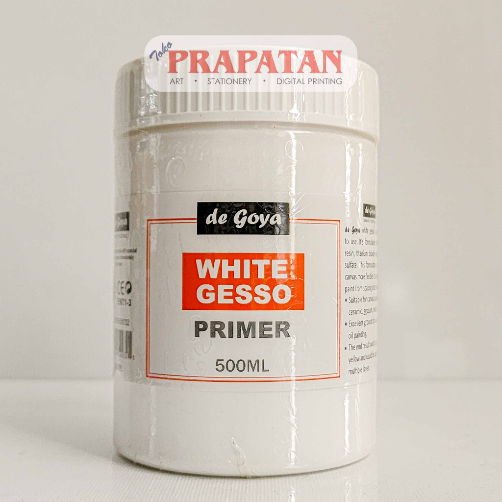 

De Goya White Gesso Primer 500ml | Medium Kanvas