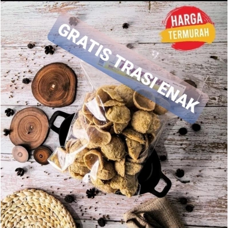 

KERIPIK KULIT TAHU 250GRAM ENAK GRATIS terasi khas Cirebonn