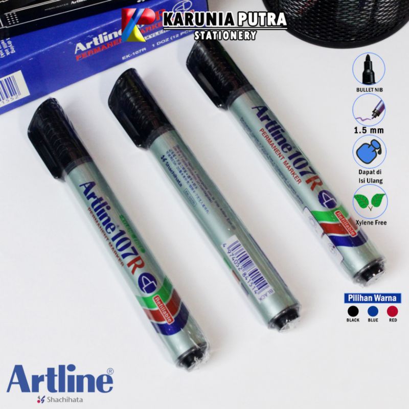 

Spidol Permanen Marker Artline EK-107R 1.5mm