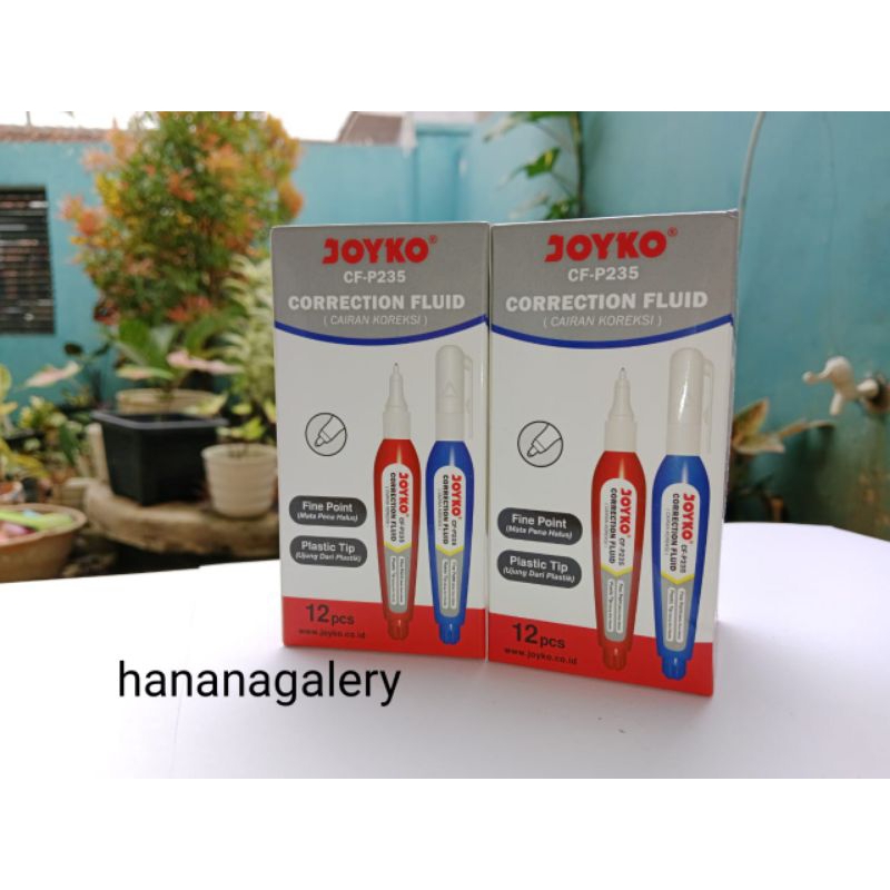 

Arm (12 pcs) TIPE-X JOYKO CF-P235 /JOYKO CORRECTION FLUID PEN JOYKO CF-P235