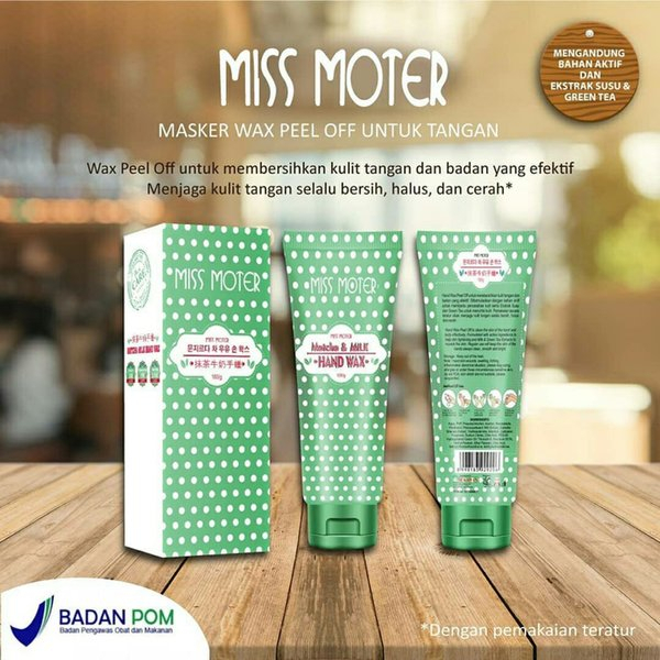 SYB Miss Moter Matcha and Milk Hand Wax ( Masker tangan &amp; kaki )