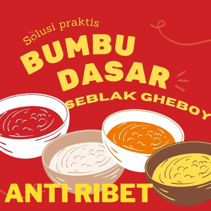 

bumbu dasar seblak gheboy