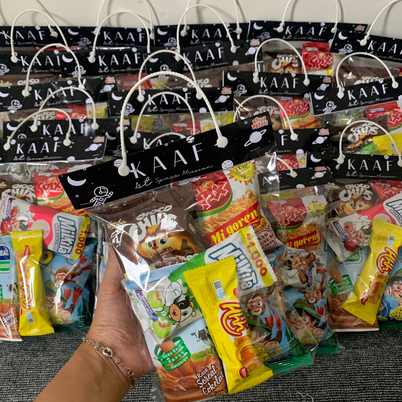 Paket Snack Souvenir Ulang Tahun Tag A