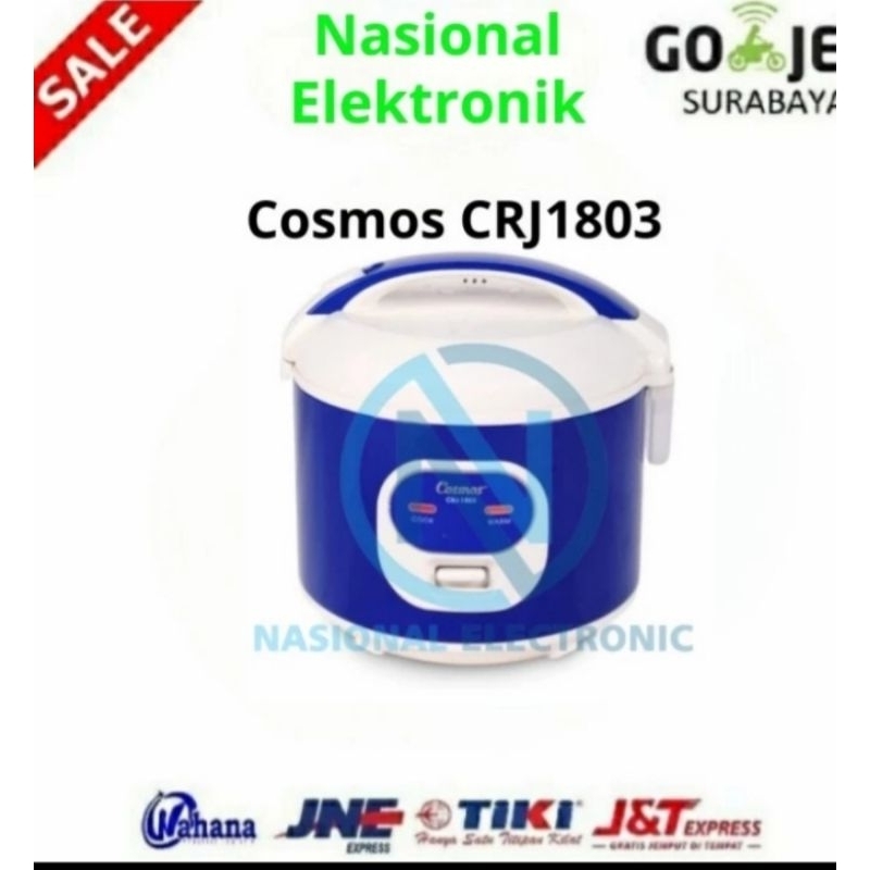 Magic com Cosmos CRJ1803/Penanak Nasi Cosmos CRJ1803/Magic com Cosmos 1.2 Liter crj 1803