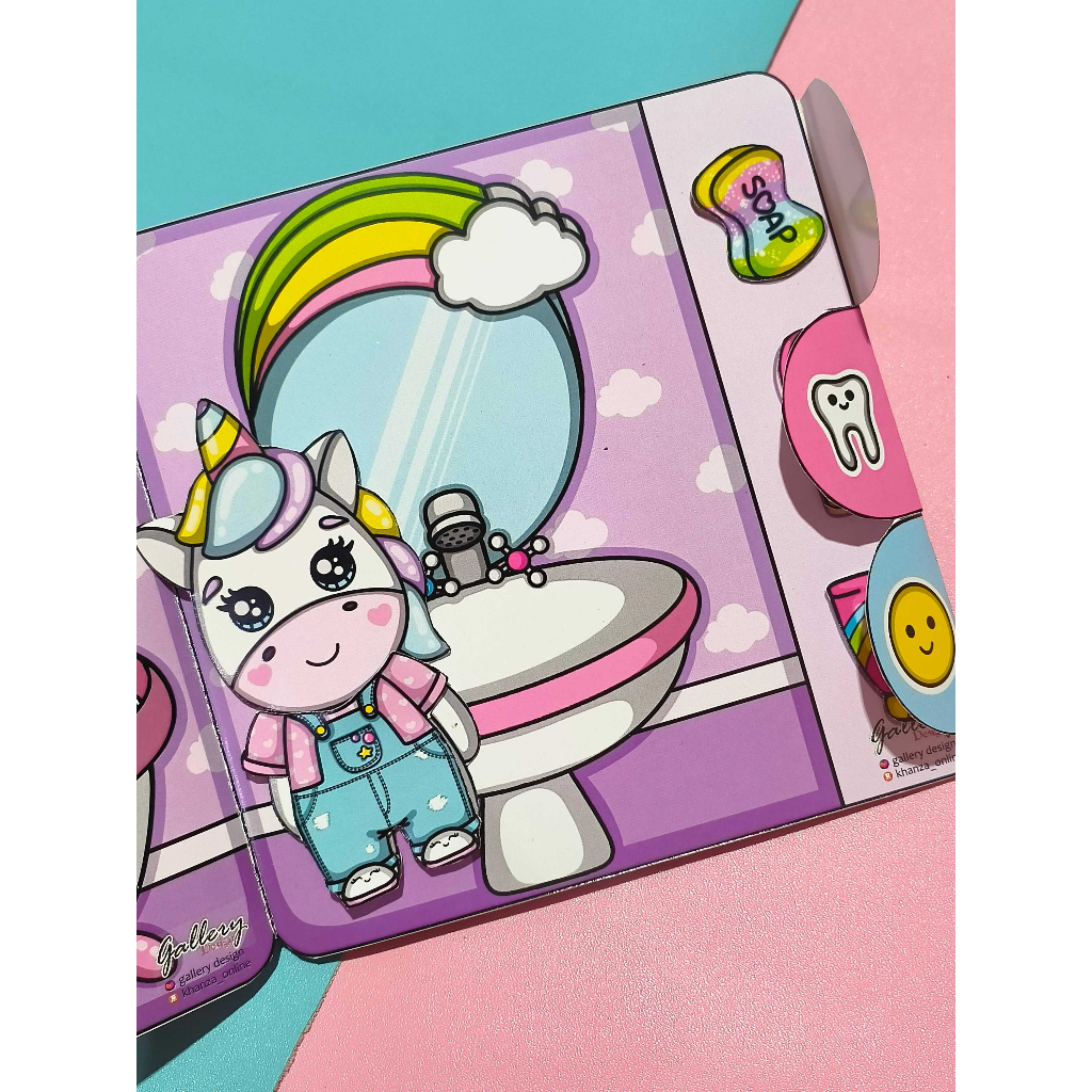 New Product - UNICORN DREAM SIAP MAIN MAINAN ANAK TERBARU QUIETBOOK SUDAH DI LAMINASI ANTI AIR