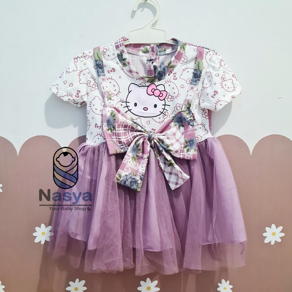 [KK-008] Setelan baju Anak Bayi Perempuan 3-12 bulan tangan rumbai