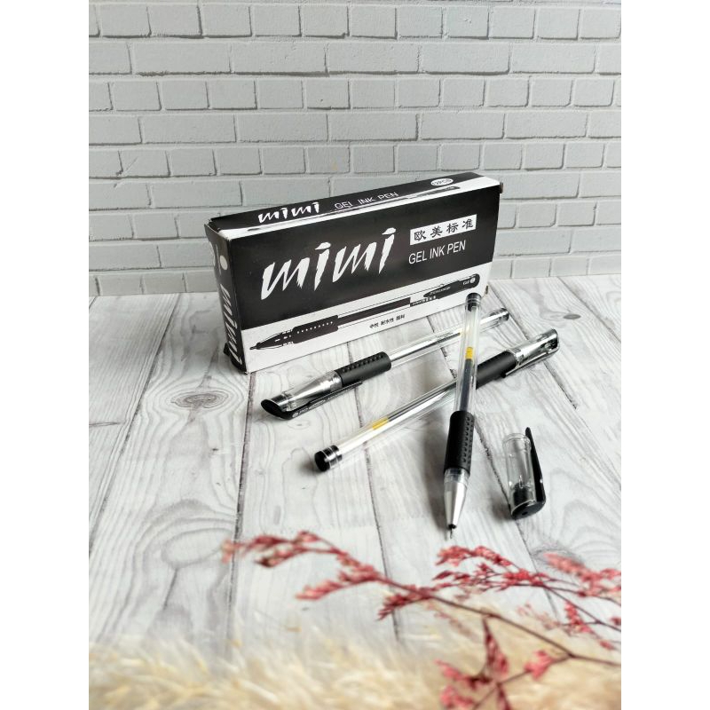 

Pulpen Tinta Gel pen gel Goztar Mimi Berkualitas ( isi 12 pcs )