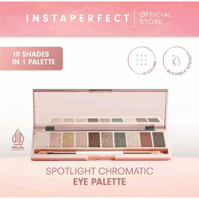 Instaperfect SPOTLIGHT Chromatic Eye Palette 10 g Wardah eyeshadow pallete Kosmetik Mata Makeup Cosmetic