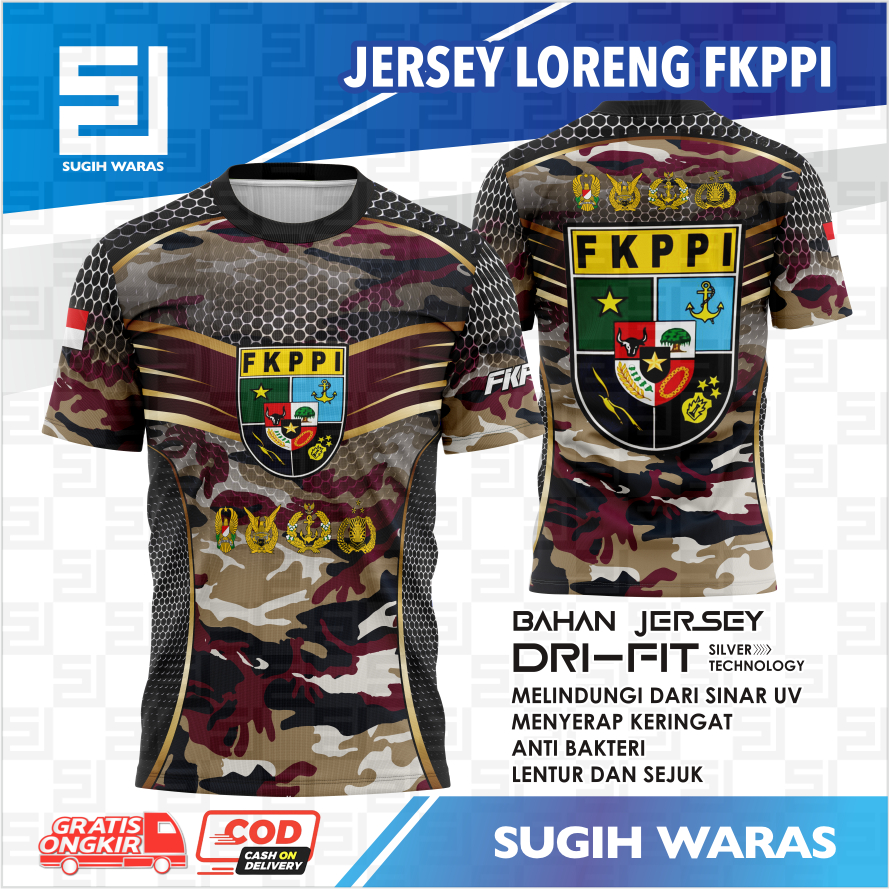JERSEY FKPPI / KAOS FKPPI / DRY FIT LORENG FKPPI / LENGAN PENDEK