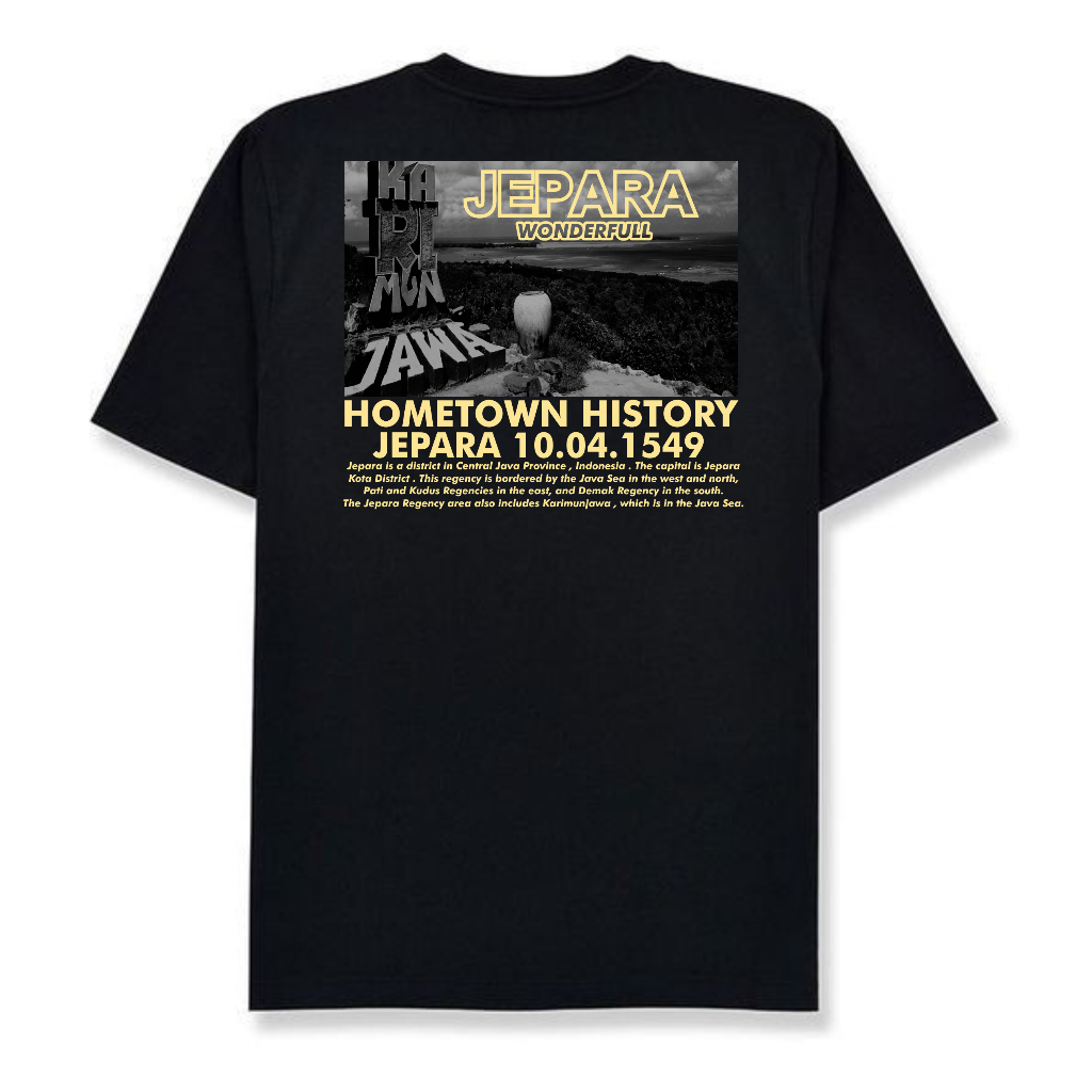 Kaos Jepara Bumi Kartini Baju Kaos Jepara History Jepara Jawa Tengah Bahan Cotton Combed