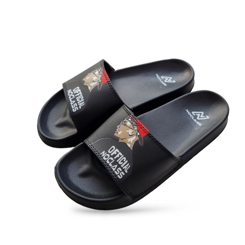 Sandal slop pria sandal slide slip on sandal slop karet sendal jelly slop