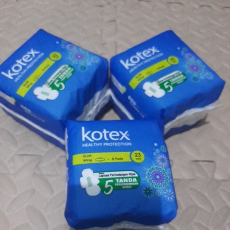 KOTEX HEALTHY PROTECTION SLIM WING 8 PADS (23cm) / KOTEX SLIM Wing