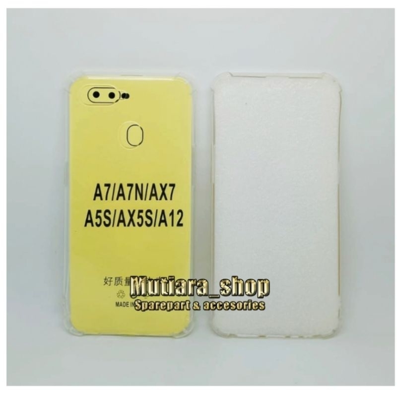 SOFTCASE / ANTI CRACK OPPO A7 / A5S / A12 . CASE SILICON