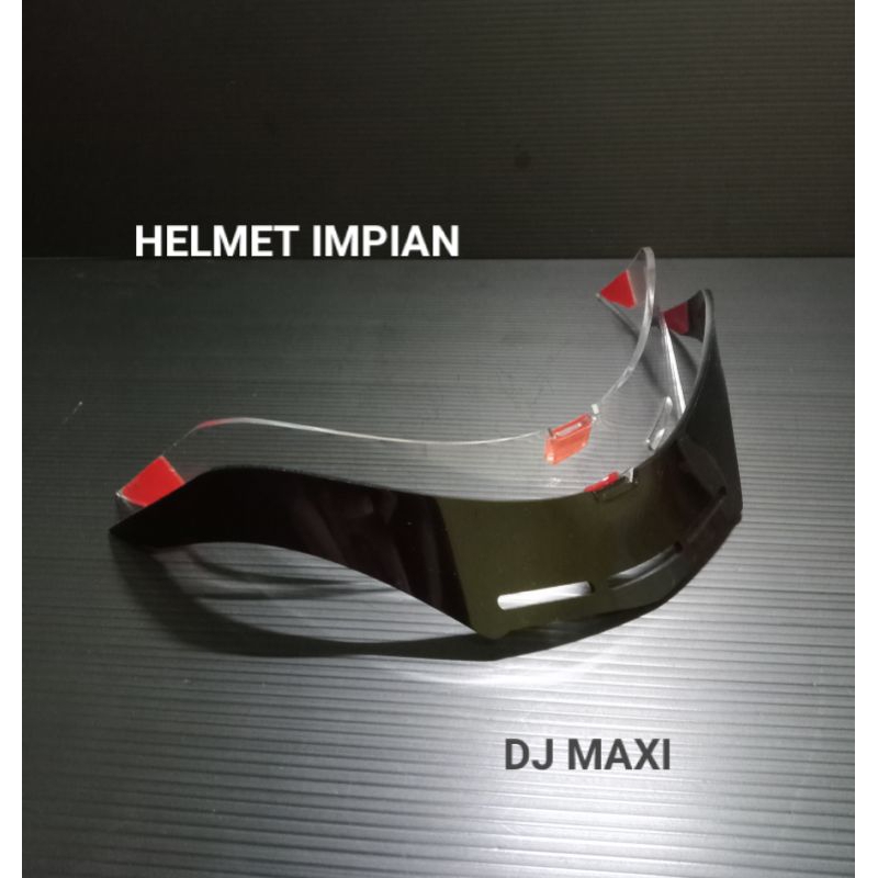 SPOILER KYT DJ MAXI / SPOILER HELM KYT DJ MAXI