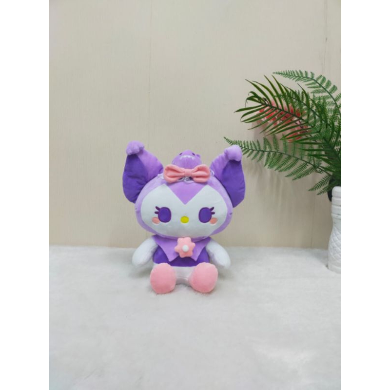 Boneka Kuromi Kostum Kelelawar Size 30cm/boneka karakter/boneka kiromi/
