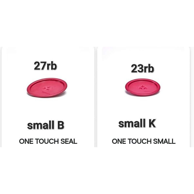 tutup toples mosaic canister/small medium dan large TUPPERWARE