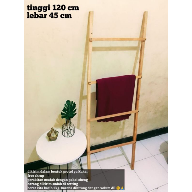 TERMURAH || rak kerudung kayu / rak kerudung serbaguna / rak kerudung multifungsi / rak kerudung mur