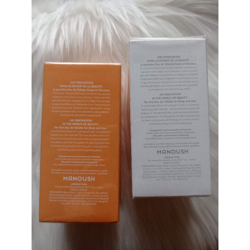 100% ORIGINAL MANOUSH MUSK EDT 100ml for Hair &amp; Body