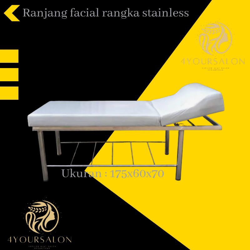 Bed facial stainless ranjang facial stainless ranjang facial salon bedBed facial stainless ranjang f