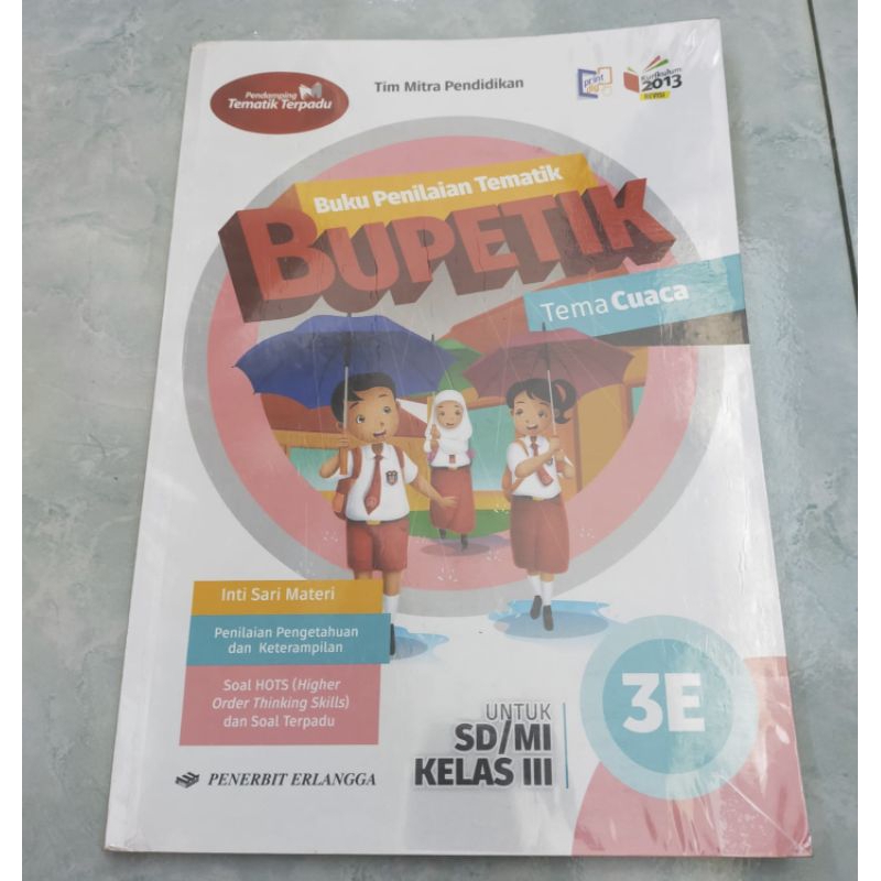 Buku Pelajaran Bupetik 3E Penerbit Erlangga Bekas