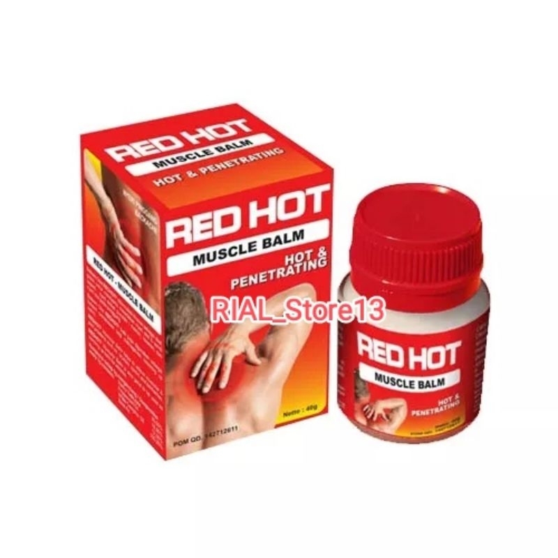 BAlSEM Otot RED HOT Muscular Balm 40 Gr Mengatasi Pegal, Keseleo, Nyeri Otot