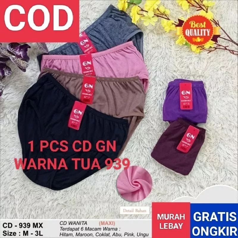 Cd golden nick 939 M L Xl XXL/ cd gn/ cd wanita 1pcs
