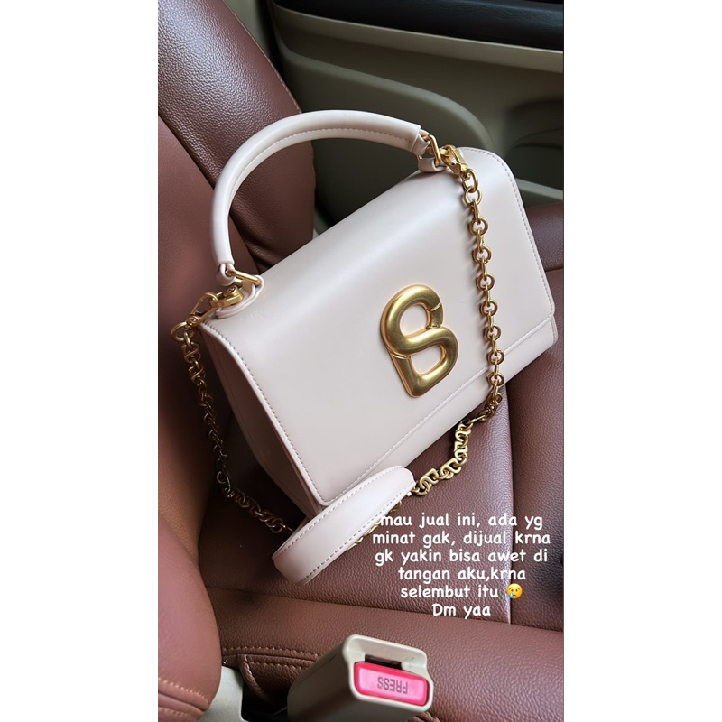 alva sling bag button scarves,(new)