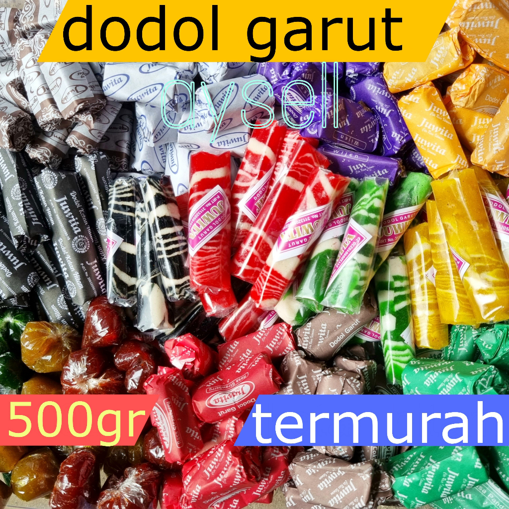 DODOL GARUT ORIGINAL 500gr OLEH OLEH KHAS GARUT KILOAN ZEBRA PICNIC