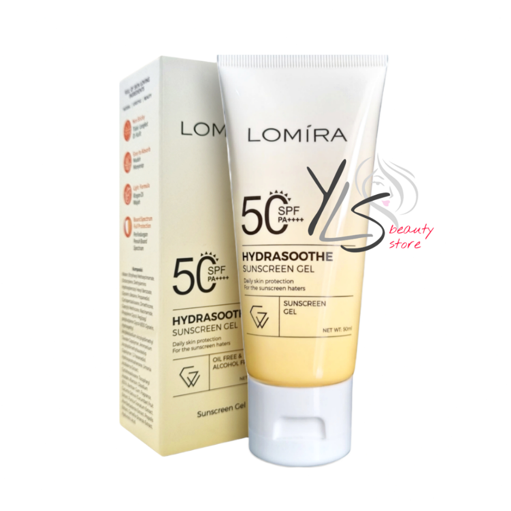 LOMIRA SUNSCREEN GEL SPF 50 - TERDAFTAR BPOM - SUNSCREEN LOMIRA - SUN BLOCK MURAH - SUNBLOCK LOMIRA - TABIR SURYA