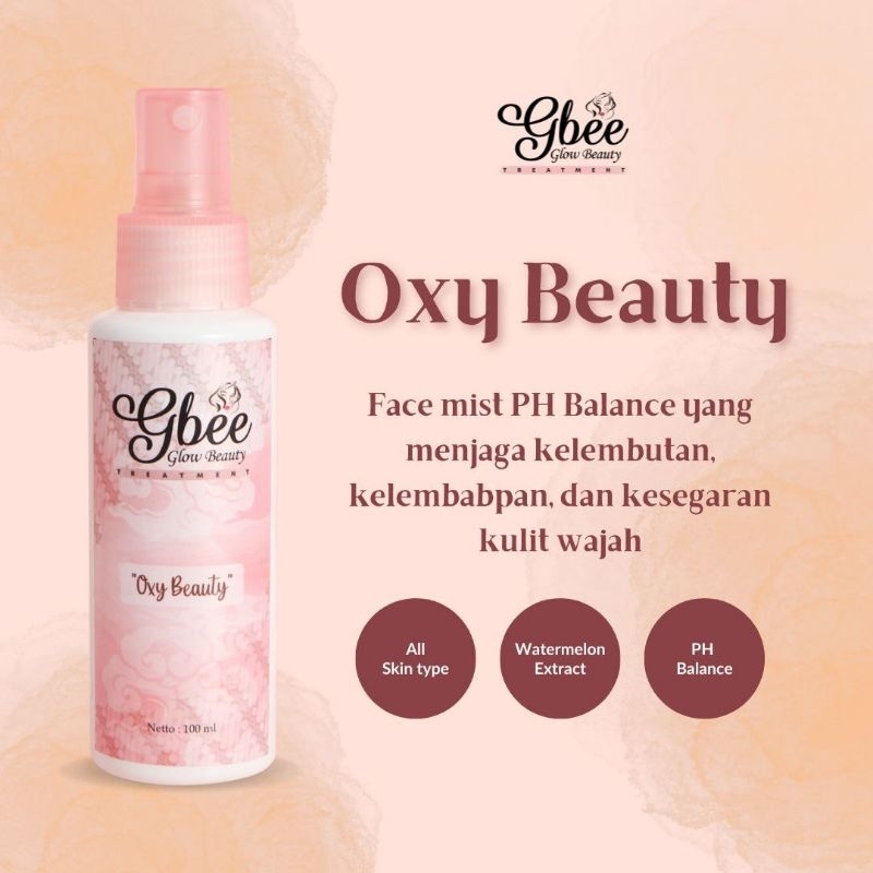 Gbee Glow Beauty Oxy beauty gbee glow beauty face mist