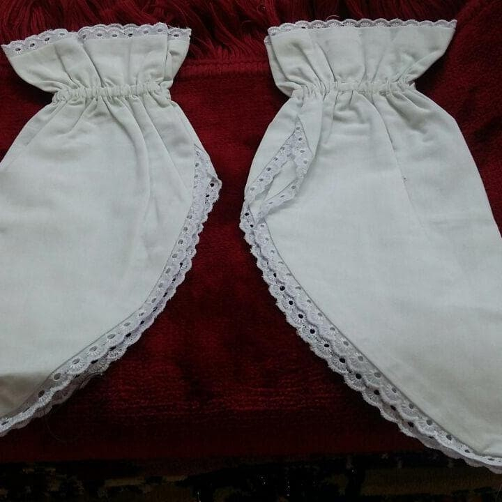 sarung tangan haji umroh wanita bolong tengah