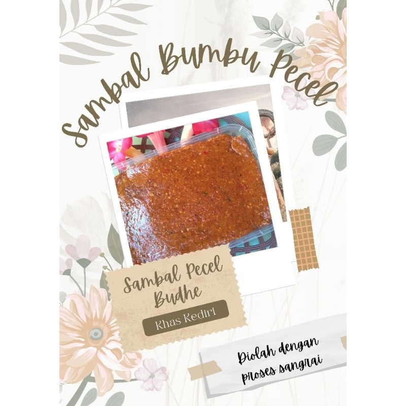 

Sambel Pecel Kediri / Sambel Pecel Sangrai 100gr