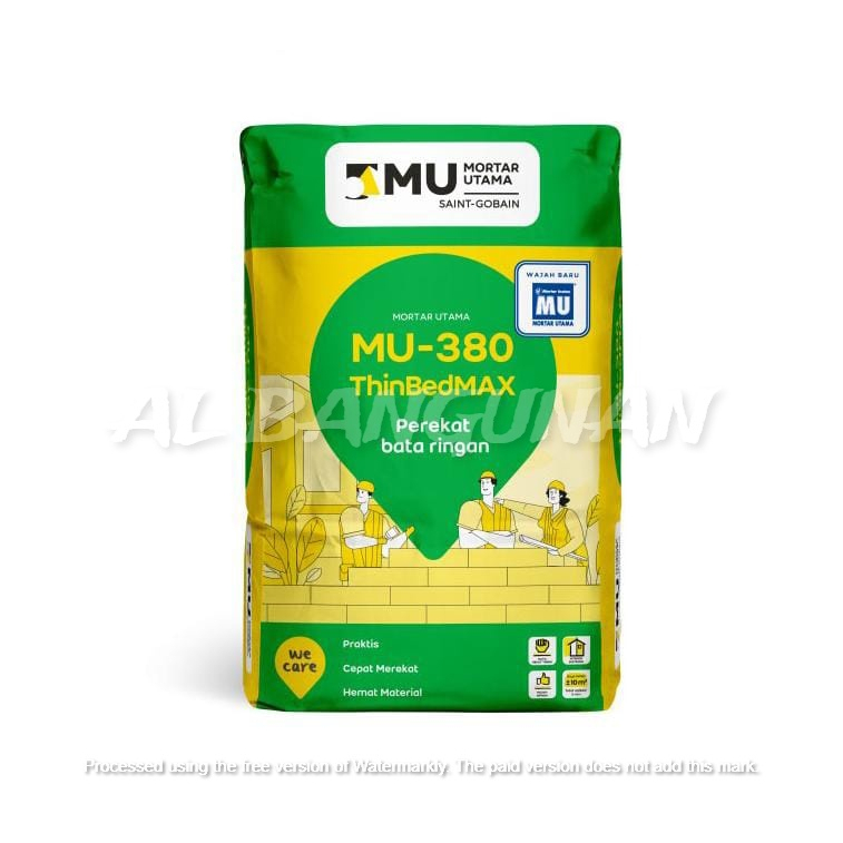 SEMEN INSTAN MORTAR MU - 380 40 KG PEREKAT BATA RINGAN