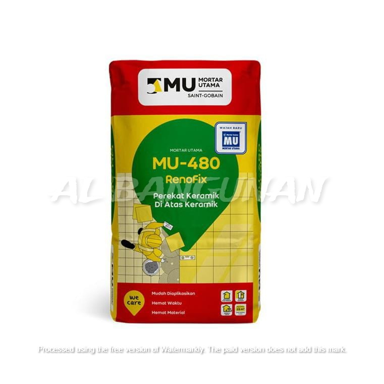 SEMEN INSTAN MU-480 PEREKAT KERAMIK DIATAS KERAMIK 25KG