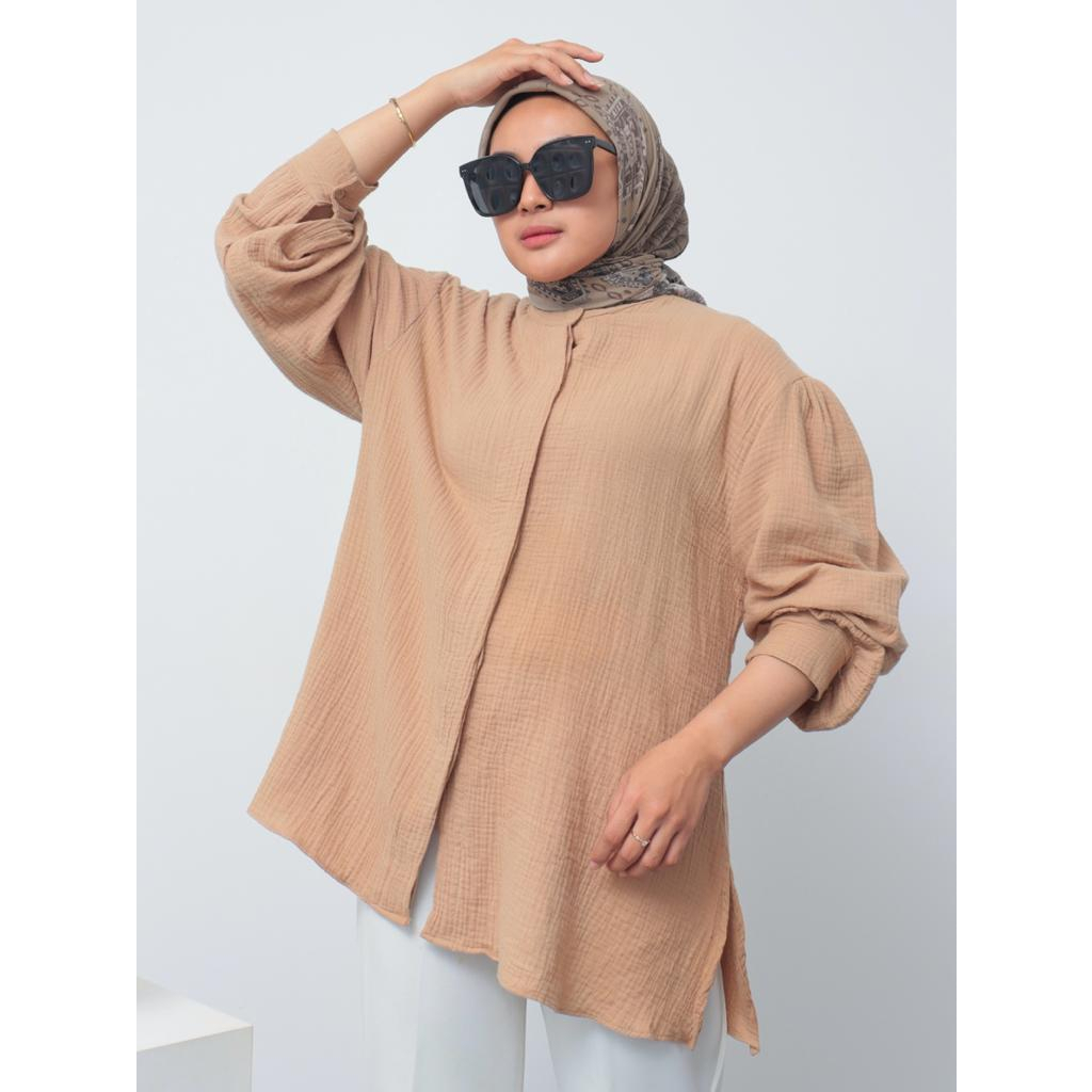 Kemeja Cringkle Indira Overisize - 2301.02.052