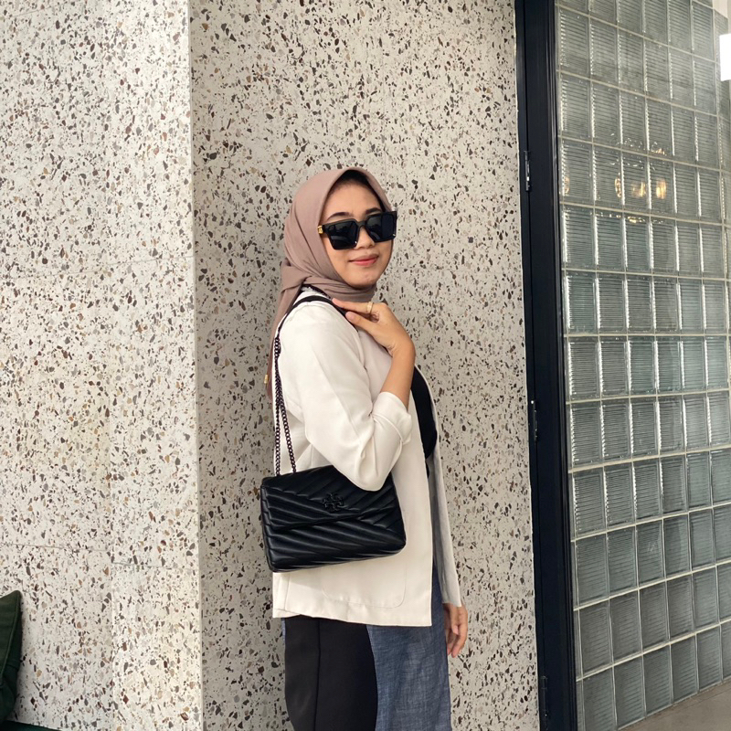 TB KIRA CHEVRON SHOULDERBAG