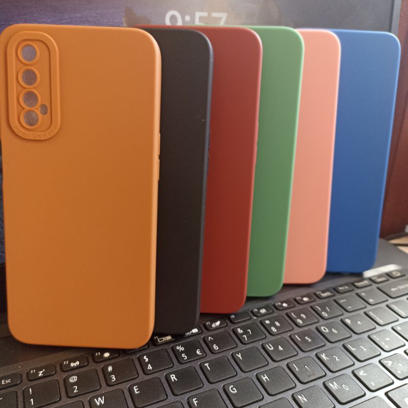 CASE REALME 7 SOFTCASE SLIKON CASING PRO CAMERA MACARON