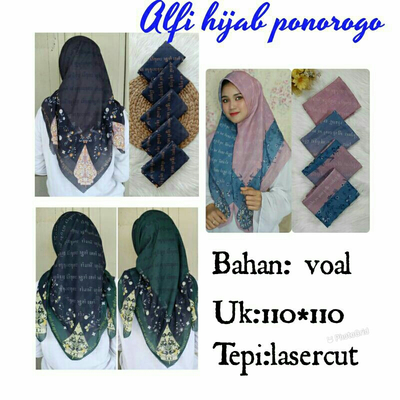 Hijab segi empat motif koran arabic motif jawa hijab segi empat voal hijab bahan tebal hijab perempu